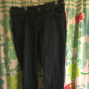 Straight leg jeans long